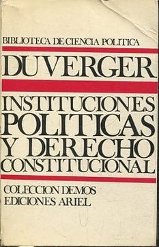 portada INSTITUCIONES POLITICAS Y DERECHO CONSTITUCIONAL.