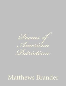 portada Poems of American Patriotism