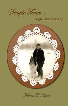 portada simple times, a girl and her dog (in English)