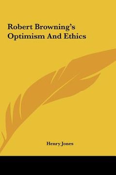portada robert browning's optimism and ethics