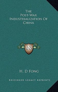 portada the post-war industrialization of china