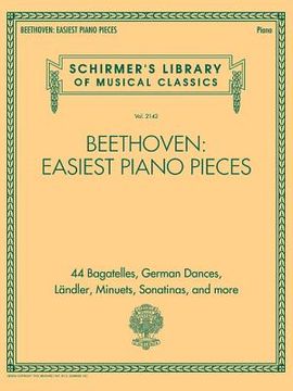 portada Beethoven: Easiest Piano Pieces: Schirmer's Library of Musical Classics Vol. 2142