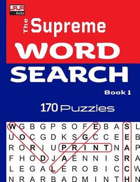 portada The Supreme WORD SEARCH Puzzle Book 1 (en Inglés)