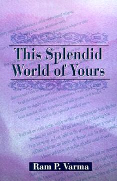 portada this splendid world of yours (en Inglés)