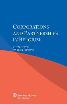 portada corporations and partnerships in belgium (en Inglés)