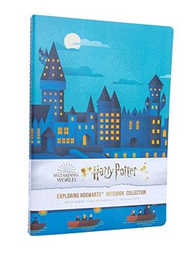 portada Harry Potter: Exploring Hogwarts Sewn Notebook Collection (Set of 3) (hp Exhog Notebook) (en Inglés)
