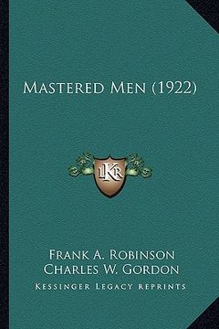 portada mastered men (1922) (en Inglés)