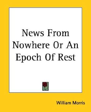 portada news from nowhere or an epoch of rest (en Inglés)