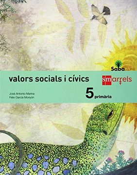portada Valors socials i cívics. 5 Primària. Saba (in Spanish)