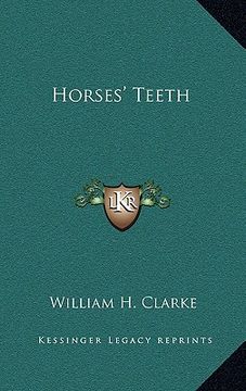 portada horses' teeth (en Inglés)