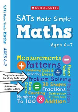 portada Year 2 Maths Targeted Practice and Revision Workbook for all key Sats Topics (With Answers) (Sats Made Simple) (in English)