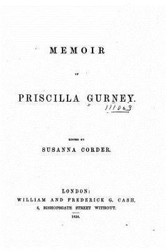 portada Memoir of Priscilla Gurney (en Inglés)