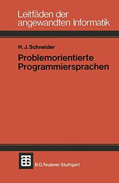 portada Problemorientierte Programmiersprachen (en Alemán)