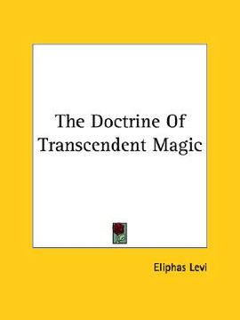 portada the doctrine of transcendent magic (in English)