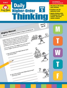 portada Daily Higher-Order Thinking, Grade 5 (in English)