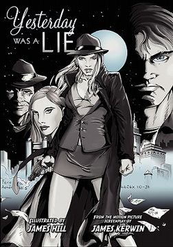 portada yesterday was a lie: a graphic novel