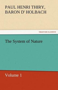 portada the system of nature, volume 1