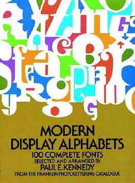 portada modern display alphabets