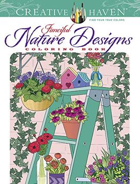 portada Creative Haven Fanciful Nature Designs Coloring Book (en Inglés)