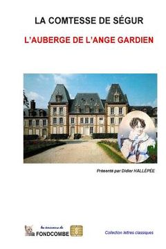 portada L'auberge de l'ange gardien (in French)