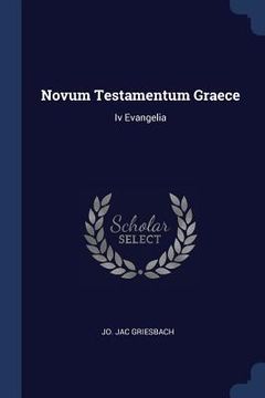 portada Novum Testamentum Graece: Iv Evangelia (en Inglés)