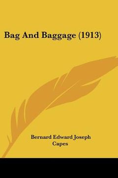portada bag and baggage (1913) (en Inglés)