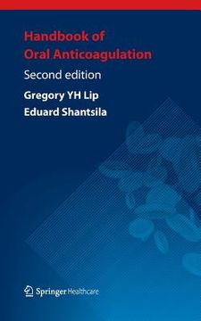 portada Handbook of Oral Anticoagulation (en Inglés)