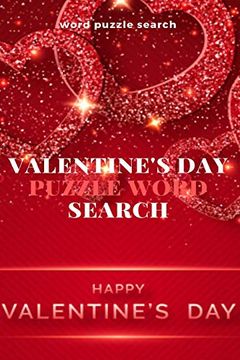 portada Word Puzzle Search Valentine's day Puzzle Word Search Happy Valentine's day (en Inglés)
