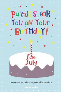portada Puzzles for you on your Birthday - 13th July (en Inglés)