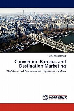 portada convention bureaus and destination marketing (en Inglés)