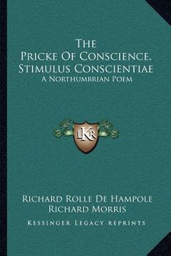 portada the pricke of conscience, stimulus conscientiae: a northumbrian poem