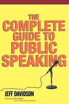 portada the complete guide to public speaking