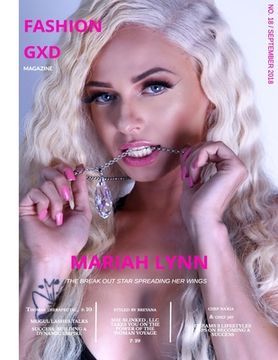 portada Fashion Gxd Magazine: Mariah Lynn The Break Out Star; Spreading her Wings