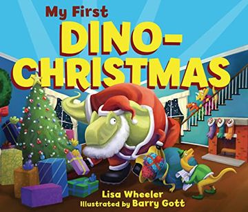 portada My First Dino-Christmas (Dino Board Books) (en Inglés)
