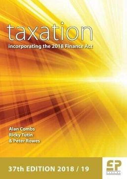 portada Taxation - Incorporating the 2018 Finance act (2018