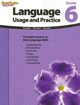 portada language usage and practice grade 6