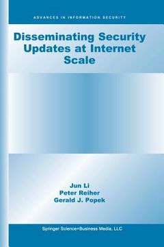 portada Disseminating Security Updates at Internet Scale (in English)