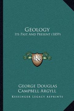 portada geology: its past and present (1859) (in English)
