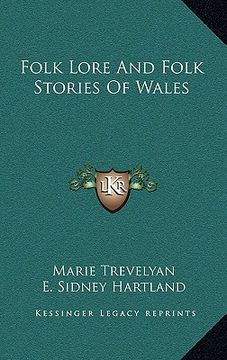 portada folk lore and folk stories of wales (en Inglés)