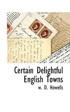 portada certain delightful english towns (in English)