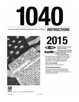 portada 1040 Instructions 2015 (in English)