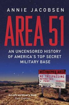 portada area 51: an uncensored history of america's top secret military base (in English)