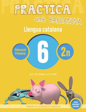 portada Quadern llengua 6 2n primaria practica (en Catalá)