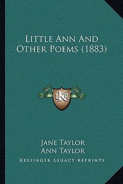 portada little ann and other poems (1883) (en Inglés)