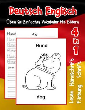 portada Deutsch Englisch Üben Sie Einfaches Vokabular Mit Bildern: Verbessern Deutsch Englisch basis Tiervokabular a1 a2 b1 b2 c1 c2 Buch für Kinder (in German)