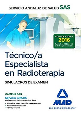 portada Técnico/a Especialista en Radioterapia del Servicio Andaluz de Salud. Simulacros de examen