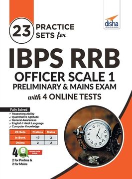 portada 23 Practice Sets for IBPS RRB Officer Scale 1 Preliminary & Mains Exam with 4 Online Tests 4th Edition (en Inglés)