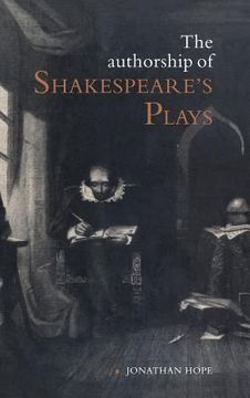portada The Authorship of Shakespeare's Plays Hardback: A Socio-Linguistic Study 