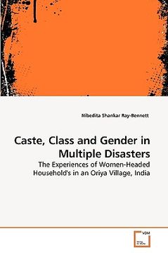 portada caste, class and gender in multiple disasters (en Inglés)