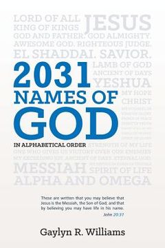 portada 2031 Names of God in Alphabetical Order: Transform Your Life as You Get to Know God in New Ways (en Inglés)